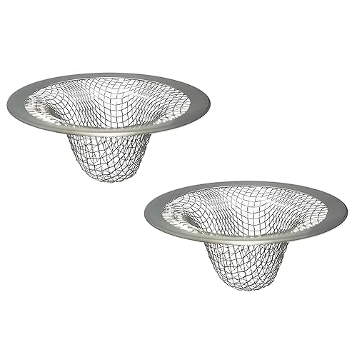 1.0" Small Drain Strainer, Sink Drain Hair Catcher, Bathroom Sink Drain Strainer, 2PCS Drain...