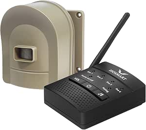 1/2 Mile Hosmart Driveway Alarm Wireless Sensor System & Driveway Sensor Alert System...