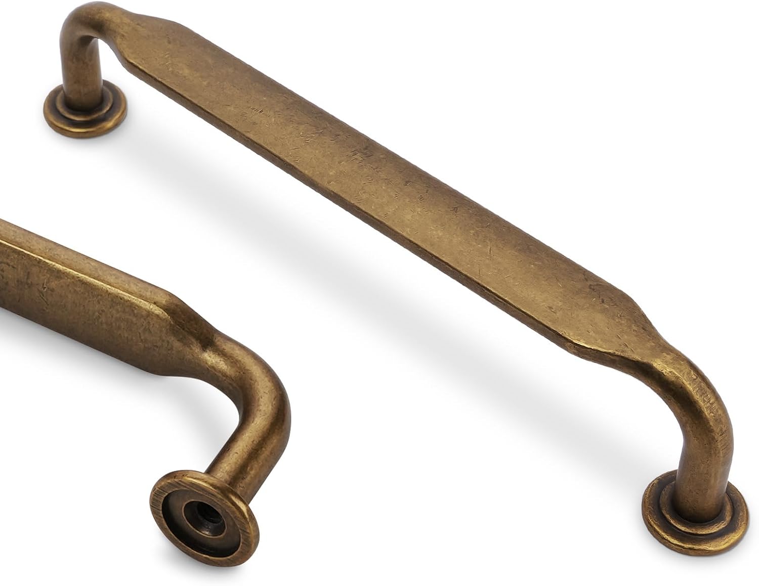 10 Pack 5 Inch Cabinet Pulls Antique Brass Kitchen Cabinet Handles Zinc Alloy Drawer Pulls...