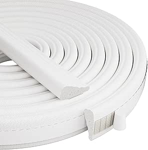 118” Wedge-Shape Foam Window Weather Stripping Door Seal Strip,Soundproofing Frame Winter...