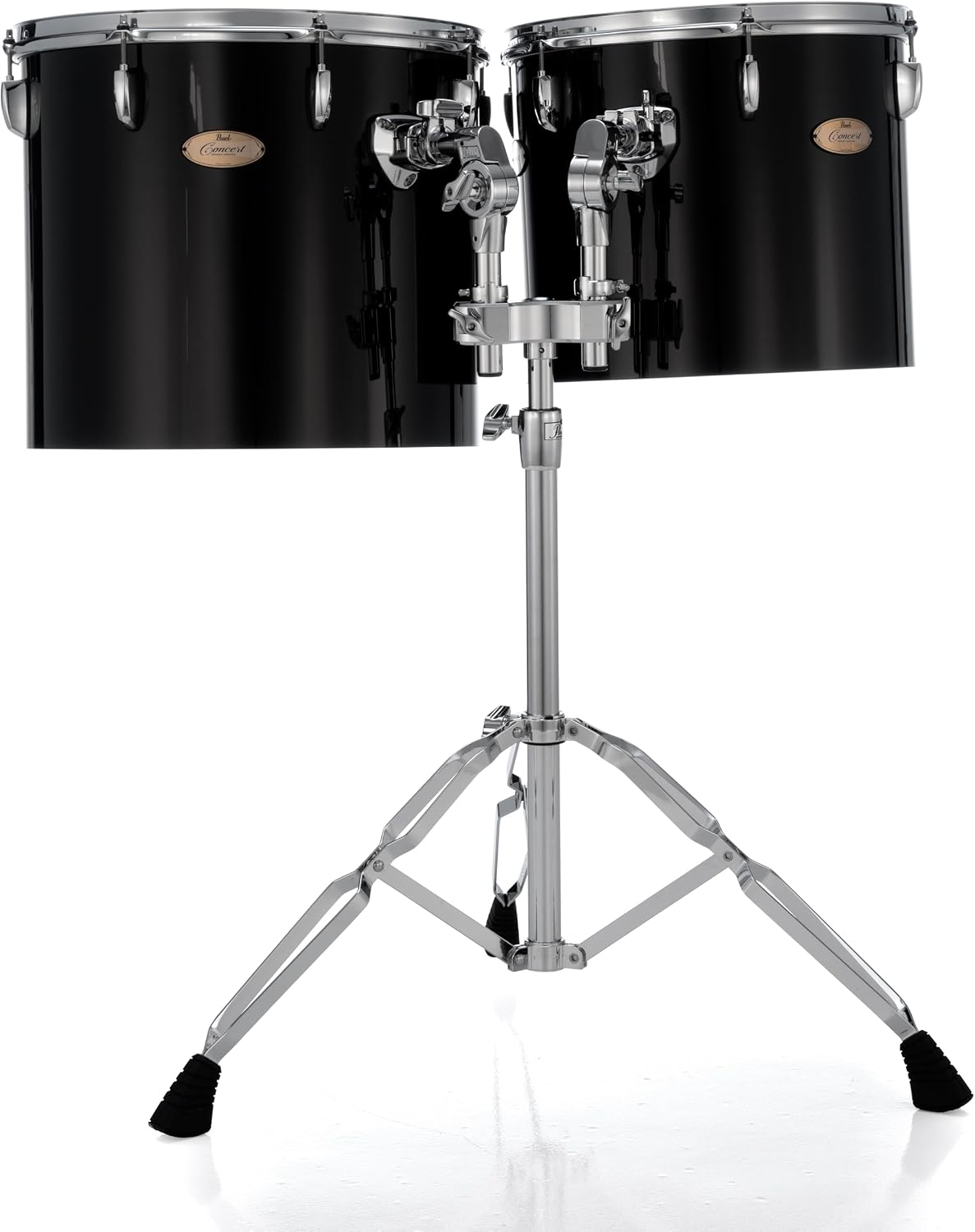 13" and 14" Concert Tom Poplar/Kapur Single Head Tom Set W/BT3 & 7/8" Receiver & T895 Stand image