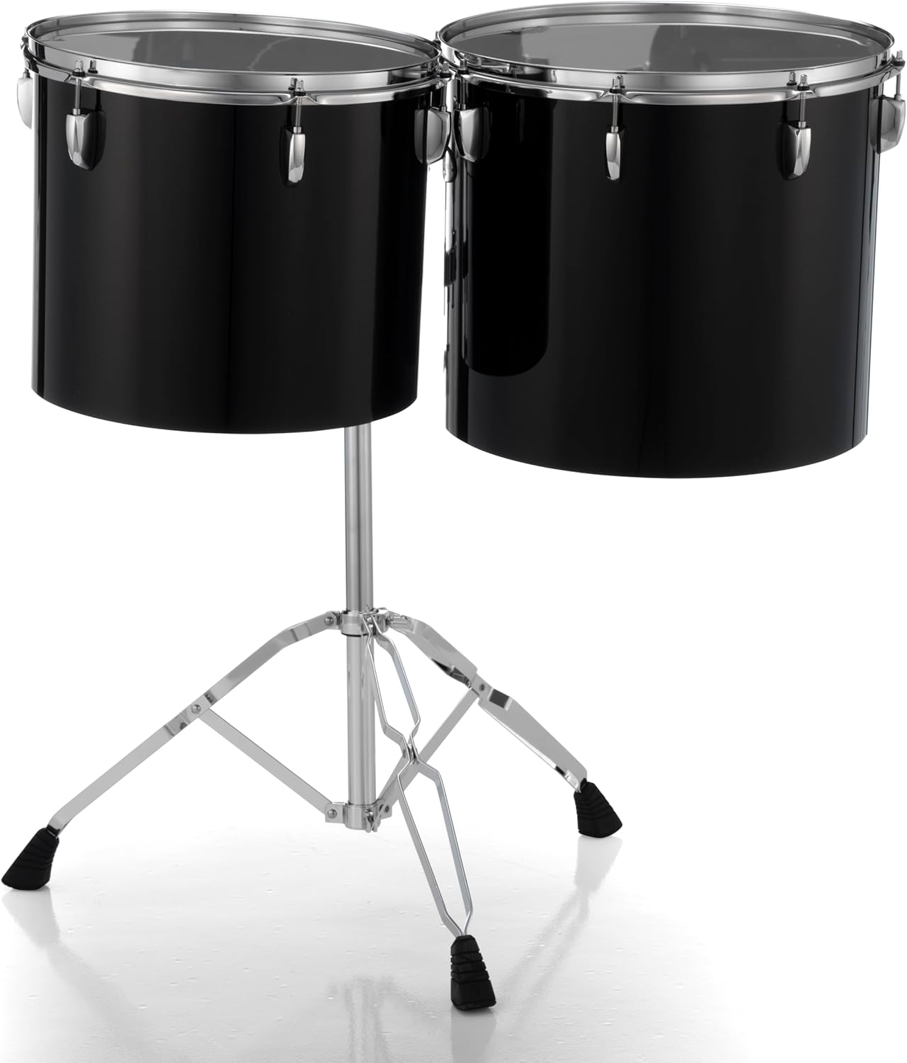 13" and 14" Concert Tom Poplar/Kapur Single Head Tom Set W/BT3 & 7/8" Receiver & T895 Stand image