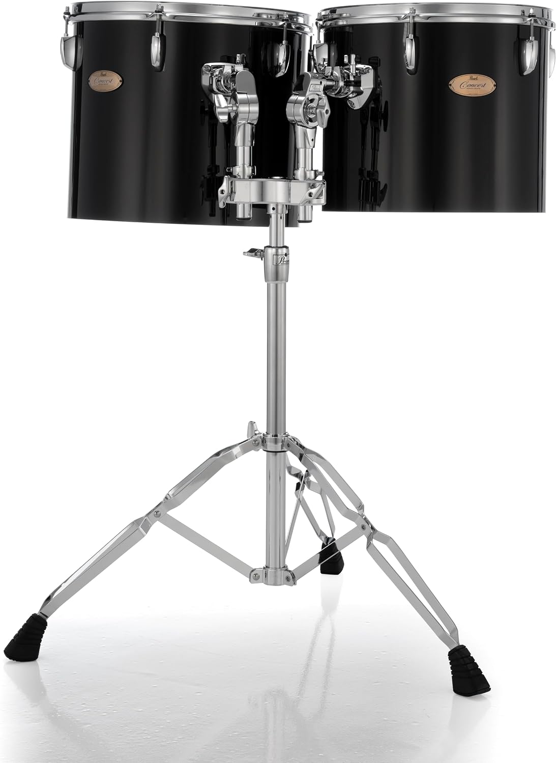 13" and 14" Concert Tom Poplar/Kapur Single Head Tom Set W/BT3 & 7/8" Receiver & T895 Stand