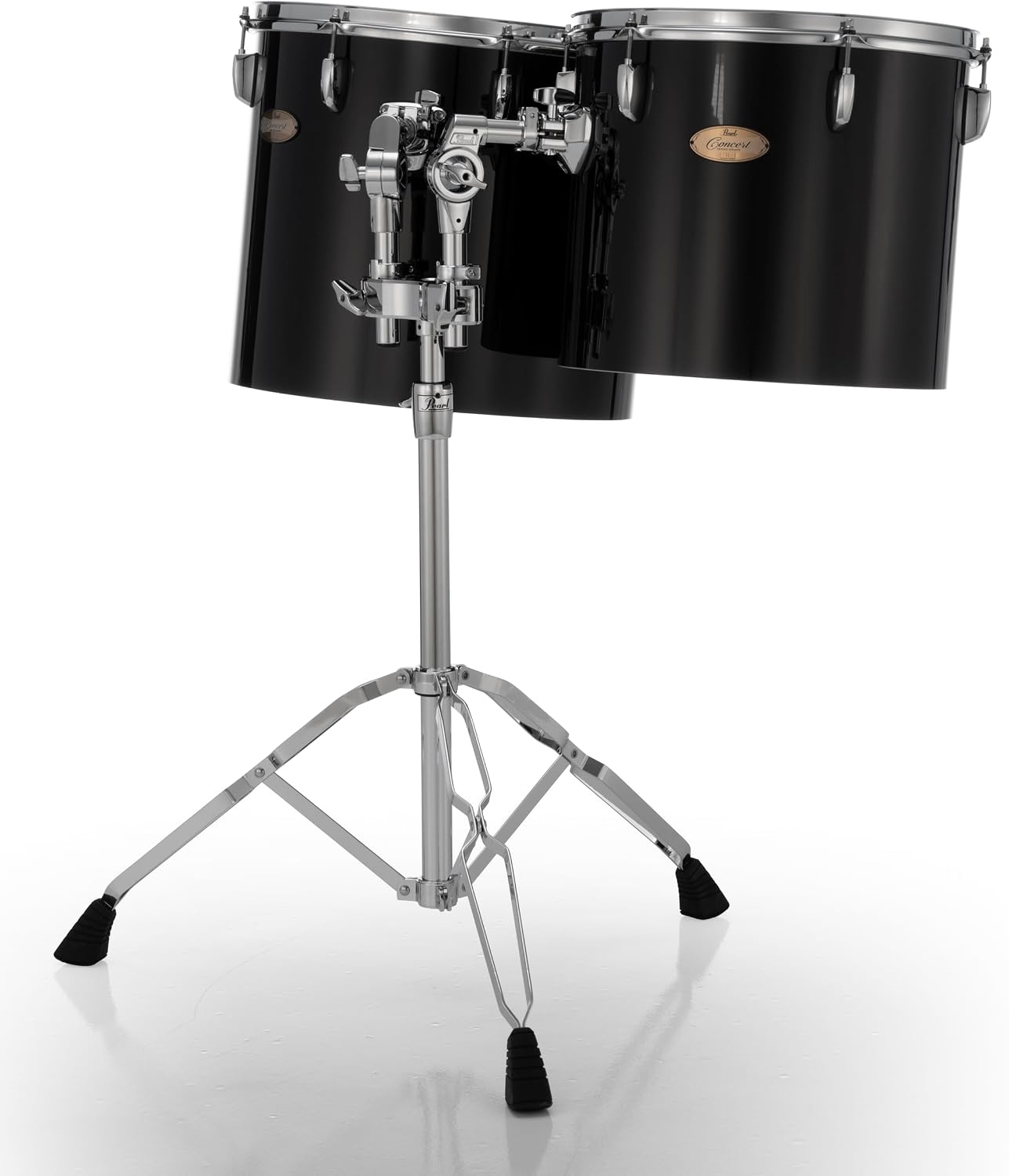13" and 14" Concert Tom Poplar/Kapur Single Head Tom Set W/BT3 & 7/8" Receiver & T895 Stand image