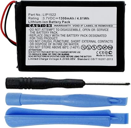 1300mAh LIP1522 LIP1523 Battery Replacement Compatible with Sony Playstation 4 PS4 Dualshock...