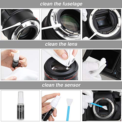14-in-1 Camera Lens Cleaning Kit - Mirrorless & DSLR Sensor Cleaning Kit for Canon, Sony... image