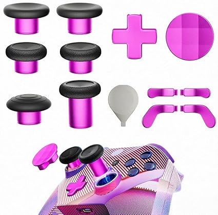 14-in-1 Controller Accessories Kit Compatible with Xbox Elite Series 2, 6 Premium Metal...