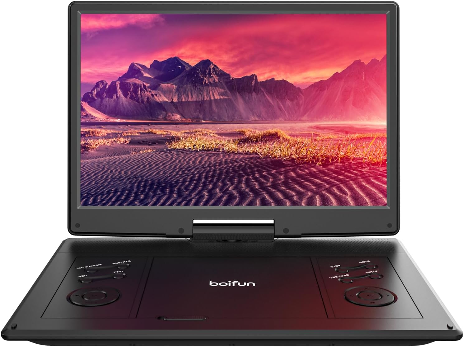 15.7" Portable DVD Player with 14.1" Large HD Screen, 6 Hours Rechargeable Battery, Support...