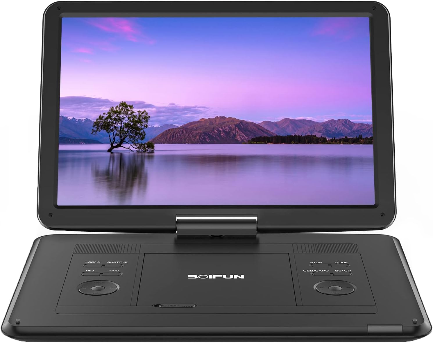 17.5" Portable DVD Player with 15.6" Large HD Screen, 6 Hours Rechargeable Battery, Support...
