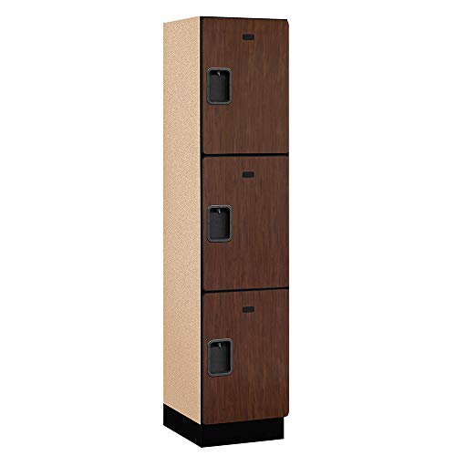 18" Wide Triple Tier Designer Wood Locker - 18 Inch Wide - 6 Feet High - 18 Inches Deep...