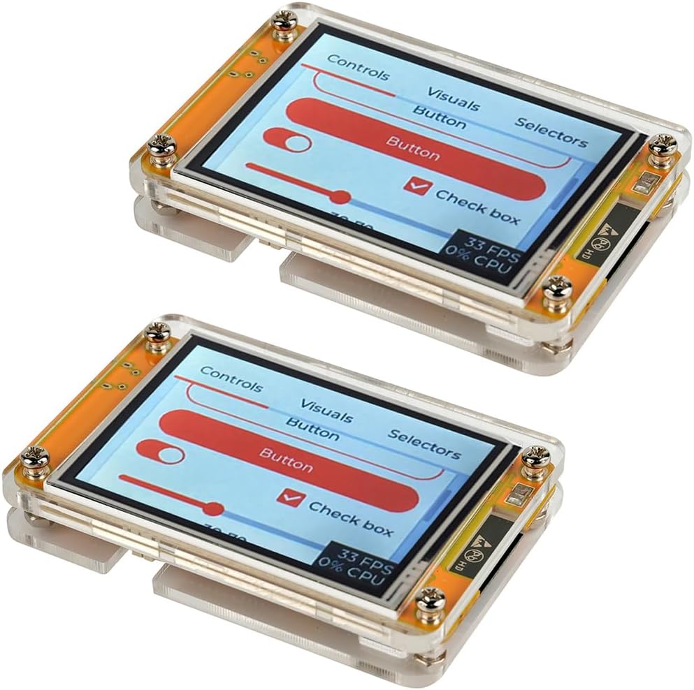 2.8 inch Yellow Display ESP32-2432S028R ESP32 Resistive Touchscreen 240x320 TFT LCD Module...