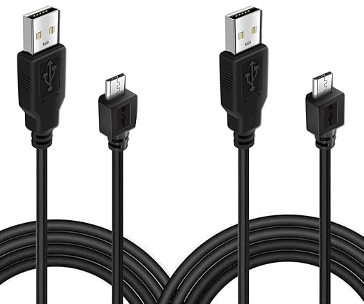 2 Pack 10ft Charging Cable Compatible with PS4 Controller, Play and Charger Cable Data Sync...
