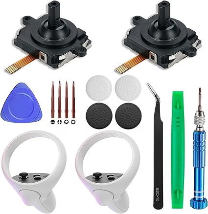 2 Pack Joystick Replacement for Oculus Quest 2/3 Controller/Meta Quest 2/3 Controller, 14 in...
