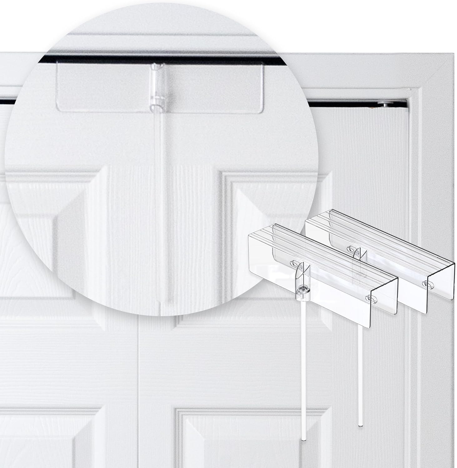 (2- Pack) - Safety Innovations Bi-fold Door Lock - Closet Protection Child and Pet Proof...