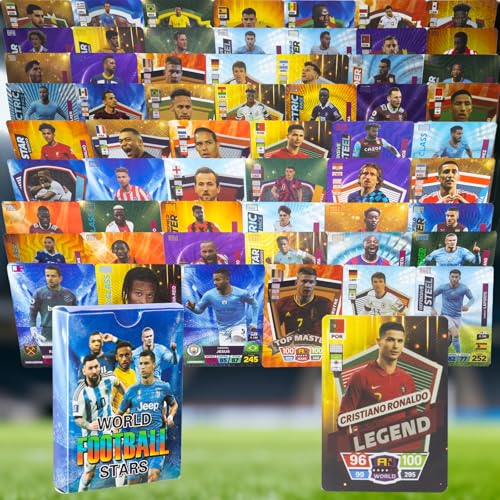 2026 Soccer Trading Cards | 55 Unique Collectible Cards per Box | Premium Paper, for Soccer...