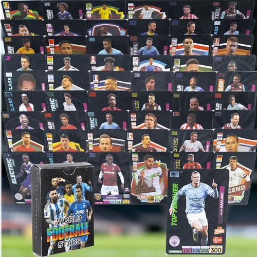2026 Soccer Trading Cards | 55 Unique Collectible Cards per Box | Premium Paper, for Soccer... image