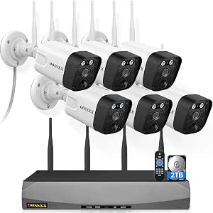 (2026 Update) Wireless WiFi Outdoor Security Camera System with Dual Antenna Cameras, 55%...