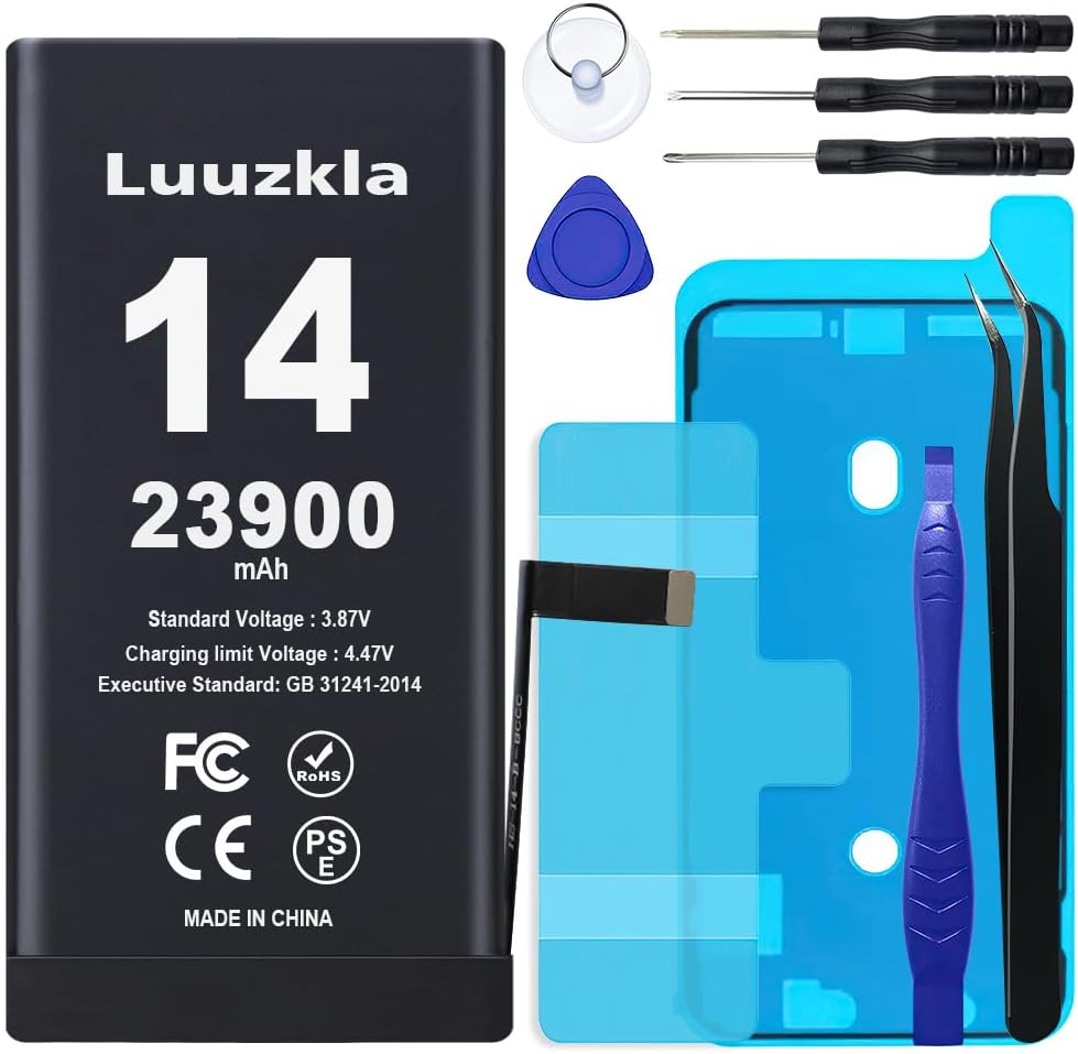 23900mAh (New Upgrade) Battery Compatible with iPhone 14, Super Capacity Battery Compatible...