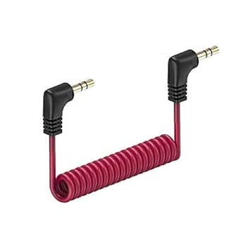 3.5mm TRS to TRS Patch Cable Cord Wire for Canon, Nikon & Other Cameras with 3.5mm Mic Jack...