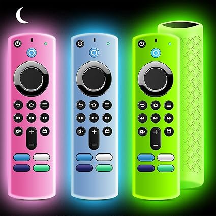 (3 Pack) ONEBOM Silicone Protective Remote Case Cover, Silicone Control Cover Skin| Glow...