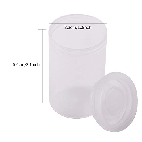 35mm Caliber Plastic Film Canisters-20pc (Clear) image