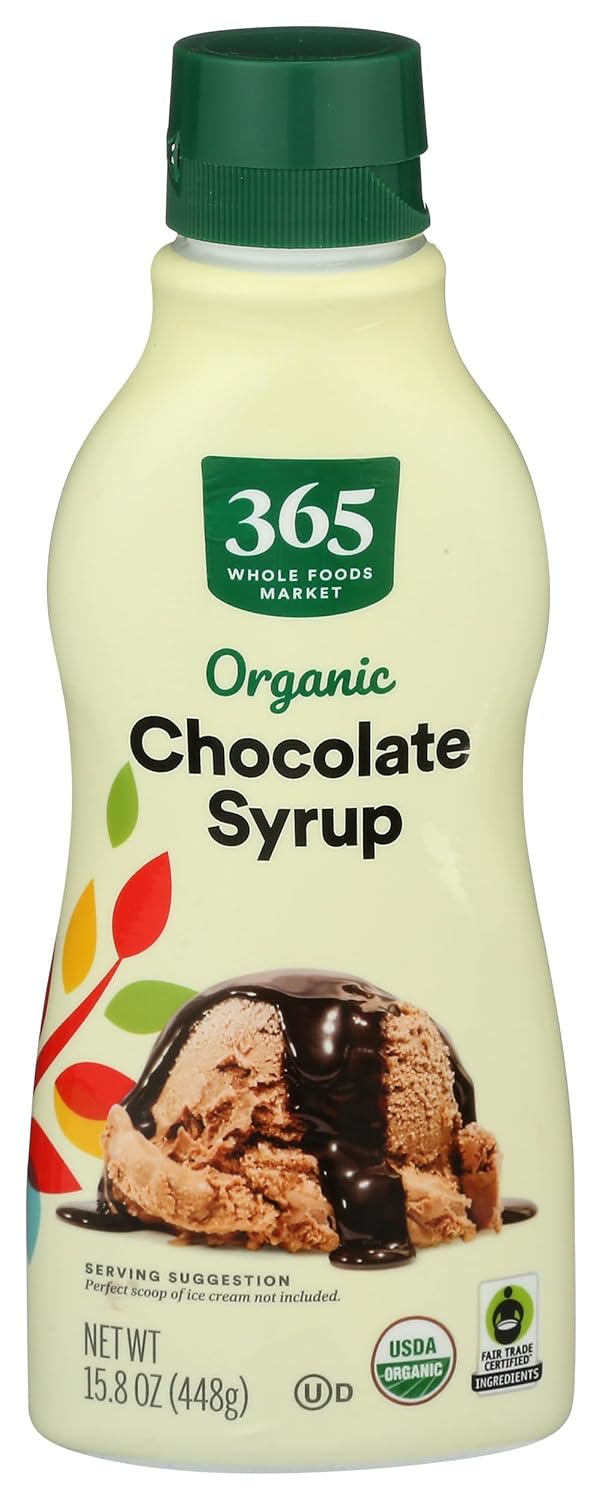365 by Whole Foods Market, Organic Chocolate Syrup, 15.8 Ounce image