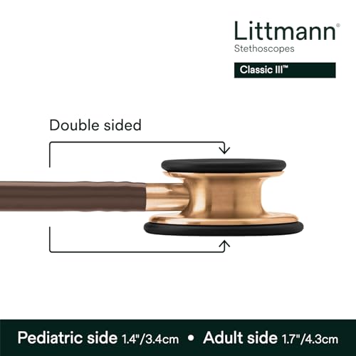 3M Littmann Classic III Monitoring Stethoscope, 5809, More Than 2X as Loud, Weighs Less... image