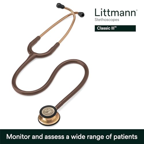 3M Littmann Classic III Monitoring Stethoscope, 5809, More Than 2X as Loud, Weighs Less... image