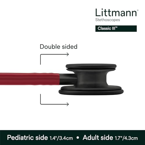 3M Littmann Classic III Monitoring Stethoscope, 5868, More Than 2X as Loud, Weighs Less... image