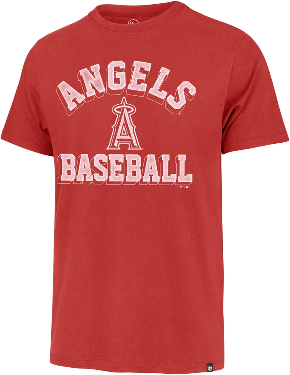 47 Men's MLB Unmatched Franklin Team Color Arched Wordmark Primary Logo Short Sleeve...