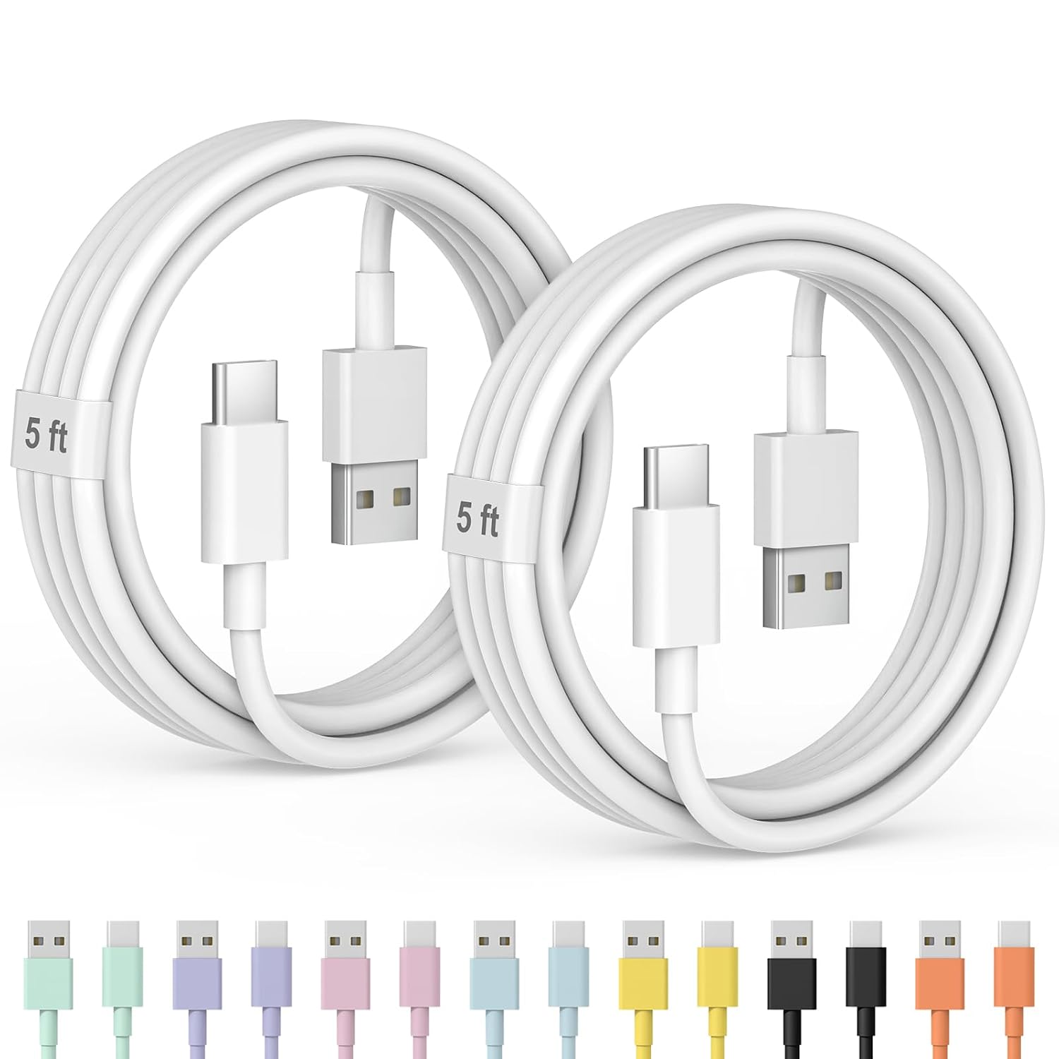 5FT Car Carplay Cable for iPhone 17 16 15 Cable USB to USB C Cable[MFi Certified] USB C...