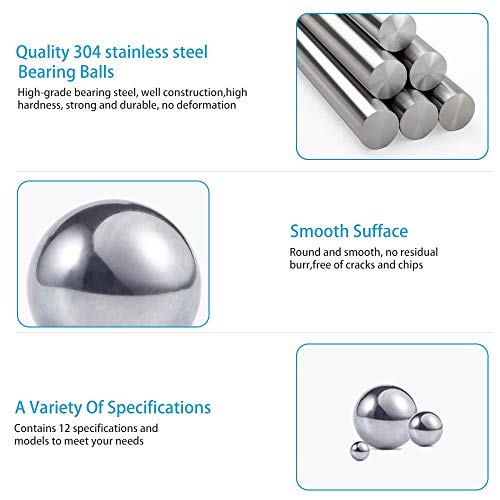 690 Piece 1-10mm 15 Sizes Metric Precision 304 Stainless Steel Assorted Loose Bicycle... image