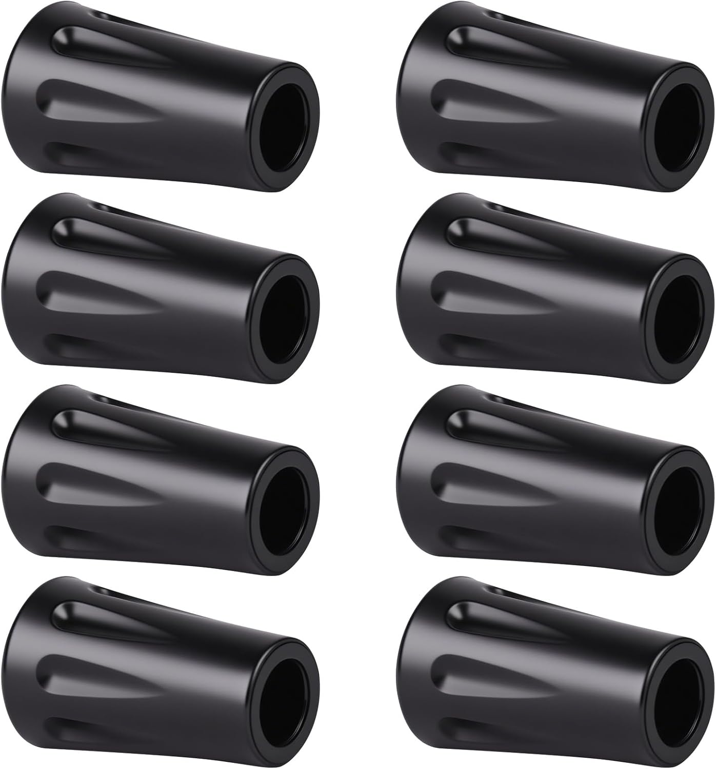 8Pcs Walking Stick Tips, Trekking Pole Tip, Walking Cane Tips Replacement Rubber Tips...