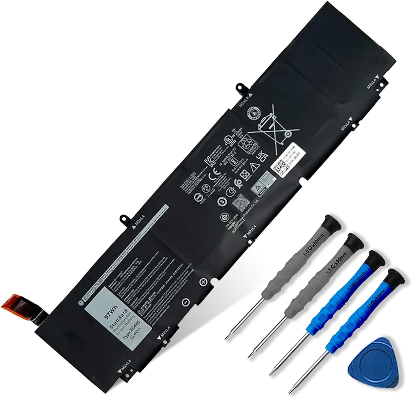 97Wh XG4K6 Laptop Battery Compatible with Dell XPS 17 9700 9710 9720 9730 Precision 5750...
