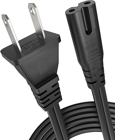 AC Power Cord for PS5 PS4 PS3 PlayStation 4 Slim,Xbox One S/X,TV Power Cable for Samsung LG...