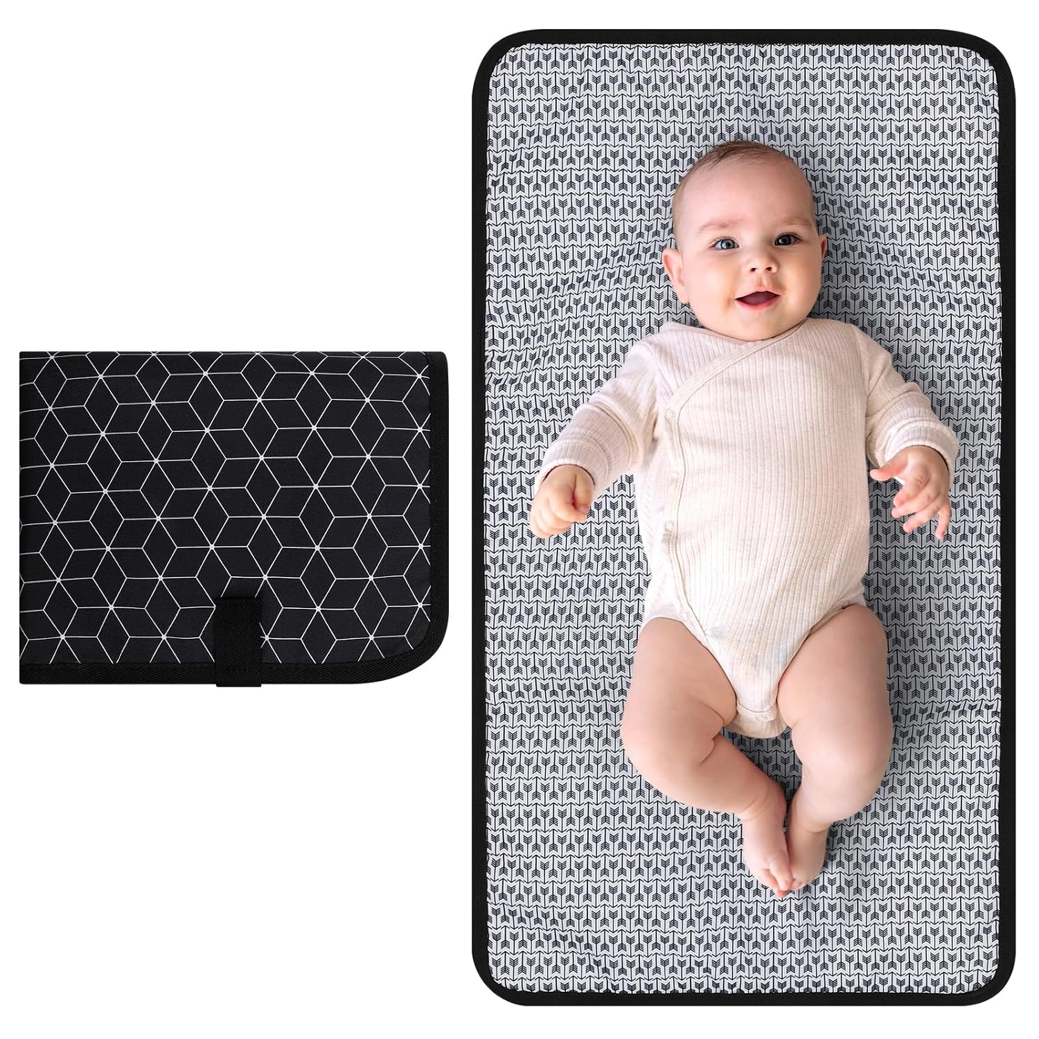Accmor Portable Diaper Changing Pad, Waterproof Baby Changing Mat, Foldable Portable Travel...