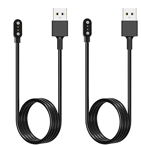Acediar [2-Pack] 3.3FT Smart Watch Charger Magnetic USB Charging Cable for Letsfit Willful...
