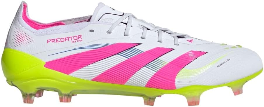 adidas Elite Firm Ground Soccer Cleats - Pink, White FREE delivery Jun 6 - 8