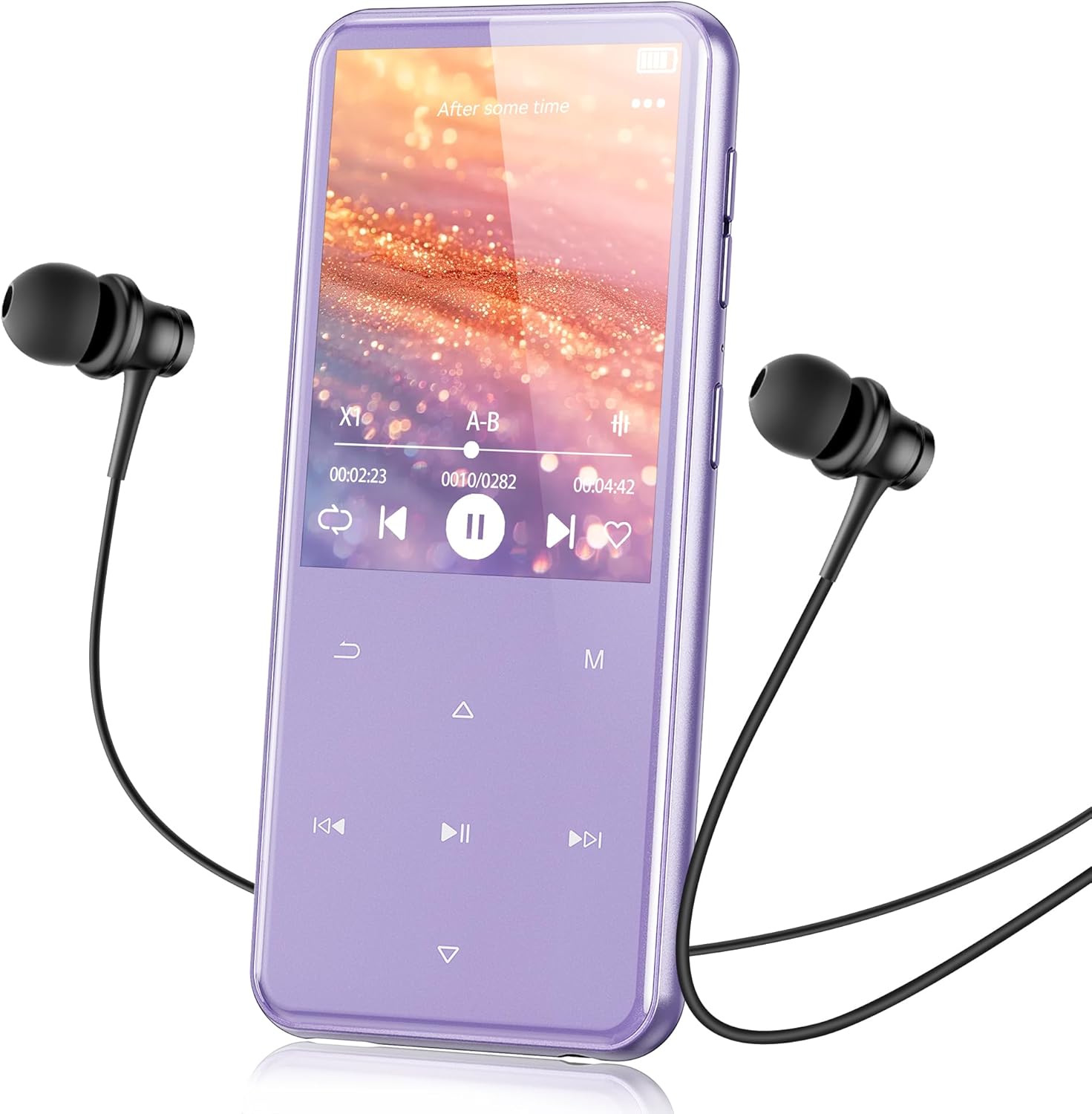 AGPTEK 64GB MP3 Player with Bluetooth, M3 2.4 inch Music Player with Speaker and FM Radio...