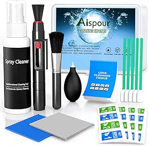 Aispour Camera Lens Cleaning Kit, 10-in-1 Camera Cleaning Kit, Camera Lens Cleaner and...