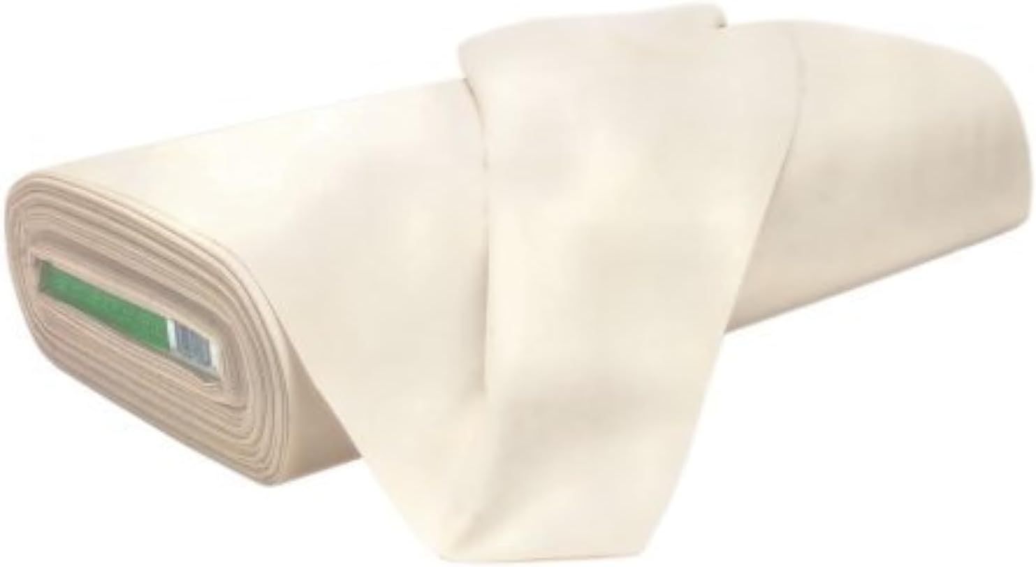 AK TRADING CO. Muslin Fabric/Textile Unbleached - Draping Fabric - Natural 10 Yards Medium...