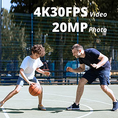 AKASO Brave 4 Pro 4K30 Action Camera with 128GB MicroSD U3 Card, 131FT Underwater Waterproof... image