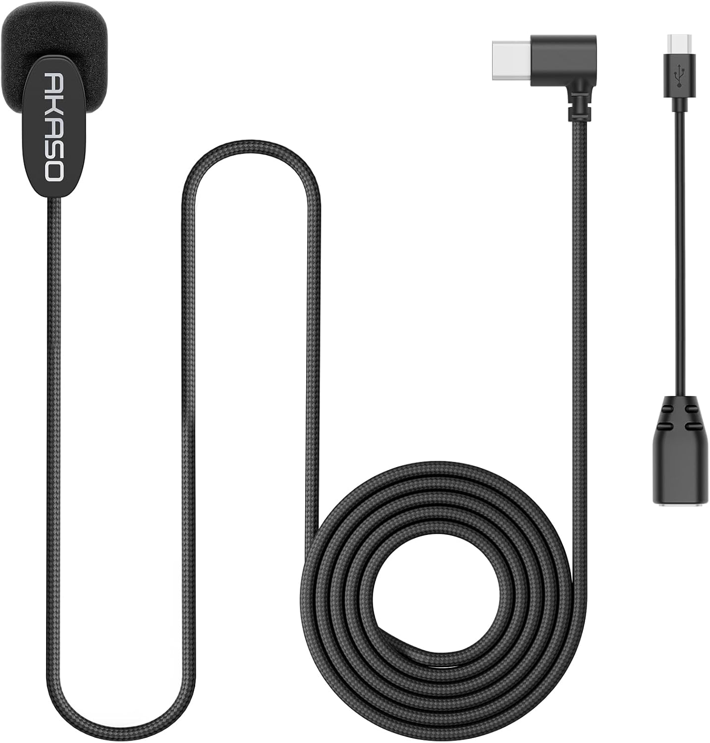 AKASO External Microphone EK7000/ EK7000 Pro/Brave 4//Brave 7 LE/Brave 4 Pro/ V50X/ V50...