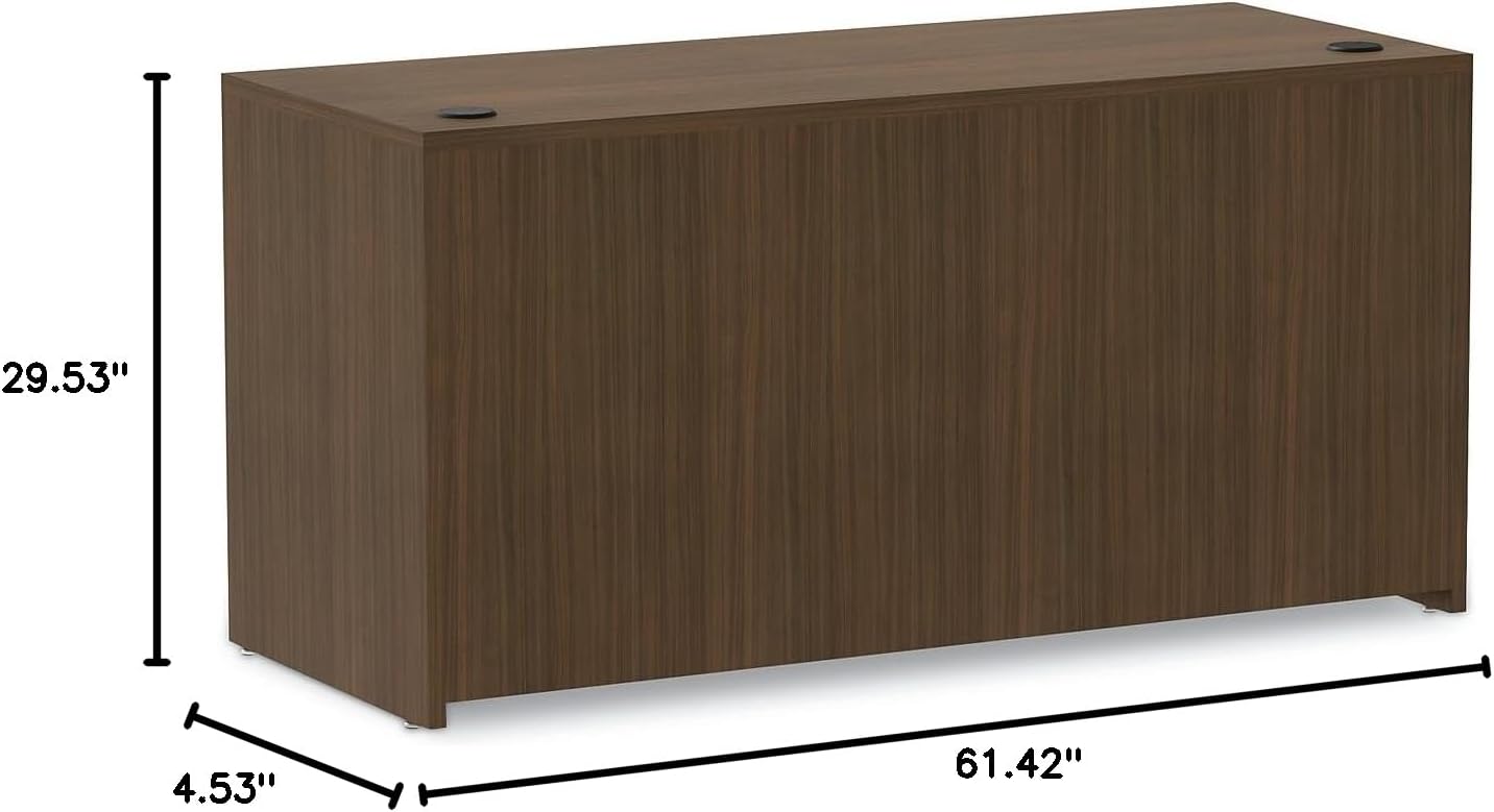 Alera Valencia Series Credenza Shell, 59.13w X 23.63d X 29.5h, Modern Walnut