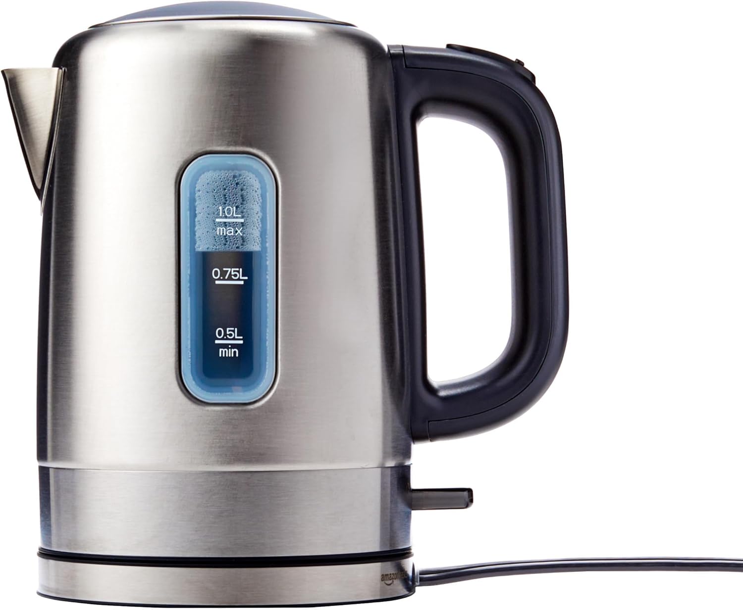 Amazon Basics Electric Stainless Steel Kettle for Tea and Coffee, BPA-Free, Fast Boiling...