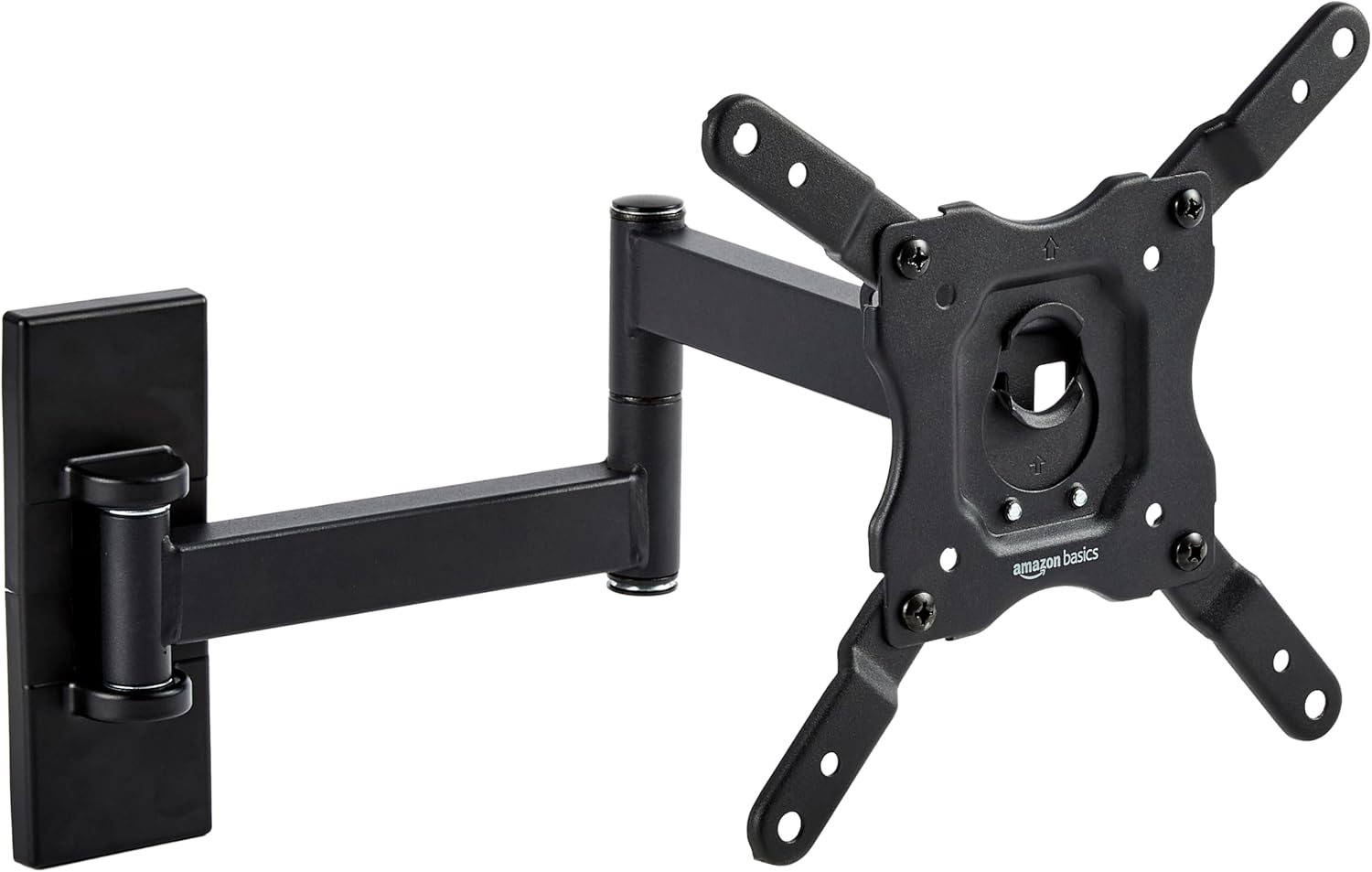 Amazon Basics Full Motion Articulating TV Wall Mount with Tilt Swivel, Extends 16 inches...
