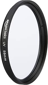 Amazon Basics UV Protection Camera Lens Filter, Scratch Resistant, Photography Filter, Lens...