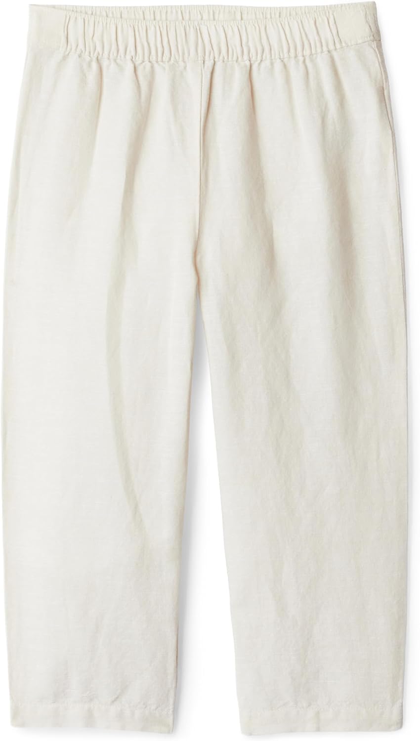 Amazon Essentials x Sofia Grainge Toddlers and Baby Boys' Cotton Linen Pull-on Pants