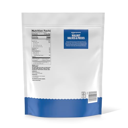 Amazon Grocery, Walnut Halves & Pieces, 40 Oz (Previously Happy Belly, Packaging May Vary) image