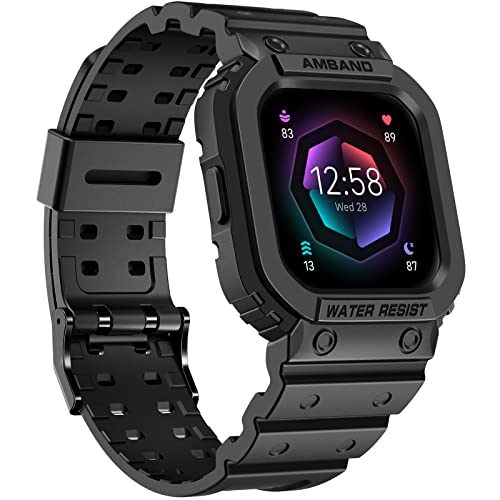 amBand Compatible for Fitbit Versa 4/3/2/ Fitbit Versa Lite/Fitbit Sense 2/ Fitbit Sense...